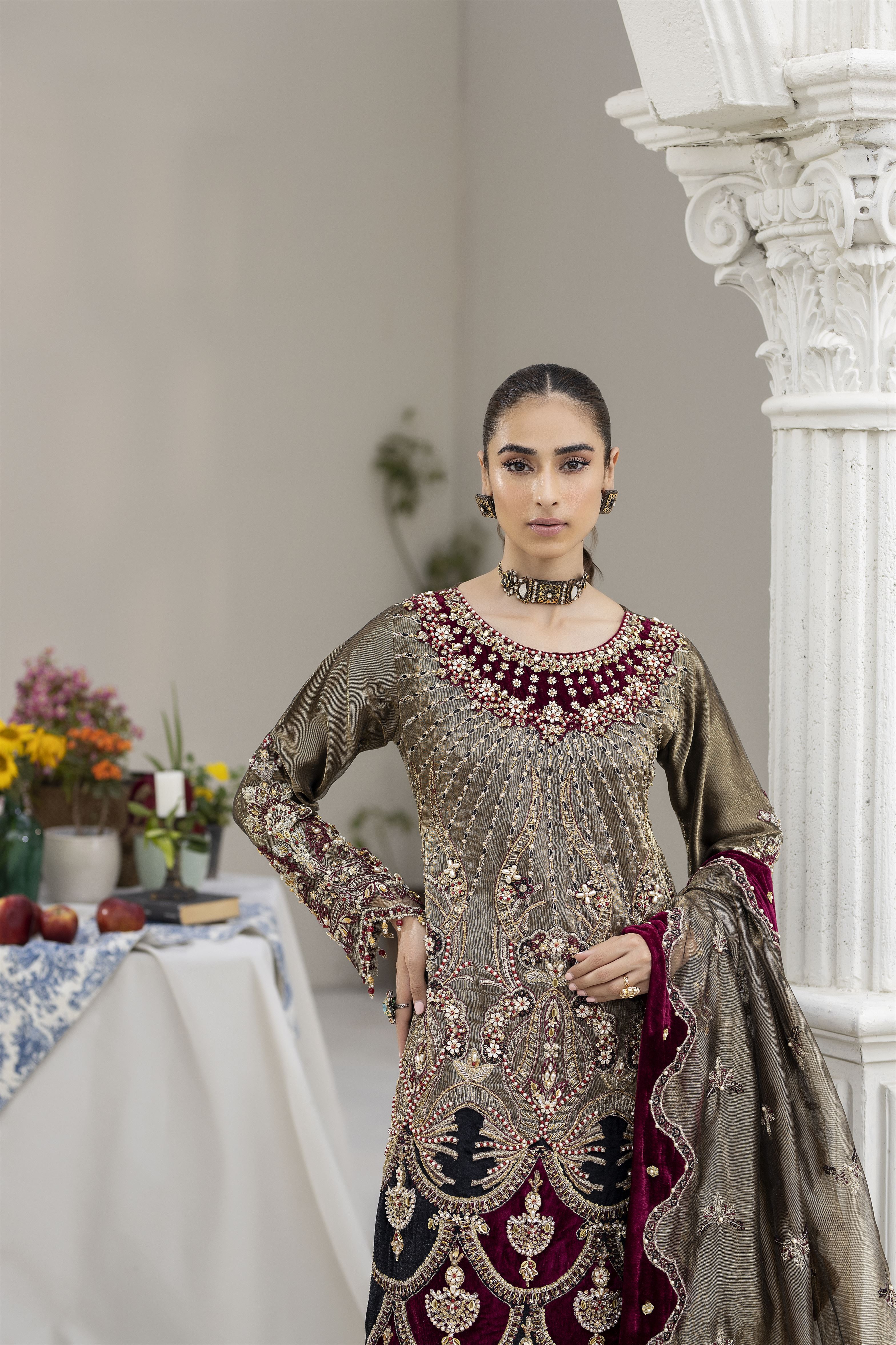 AL-3838 - Aira Festive - Sherry's wardrobe