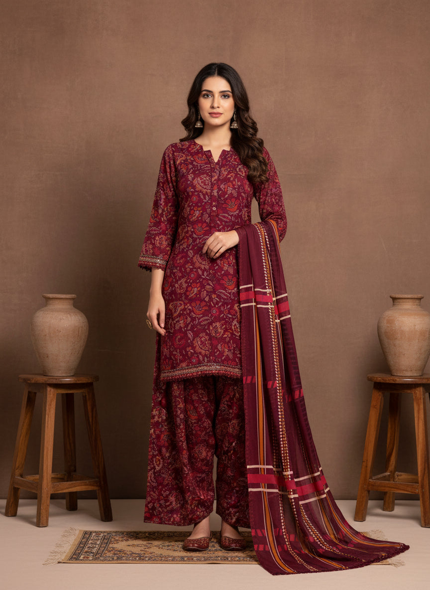Laleen - SB Viscose Farshi shalwar