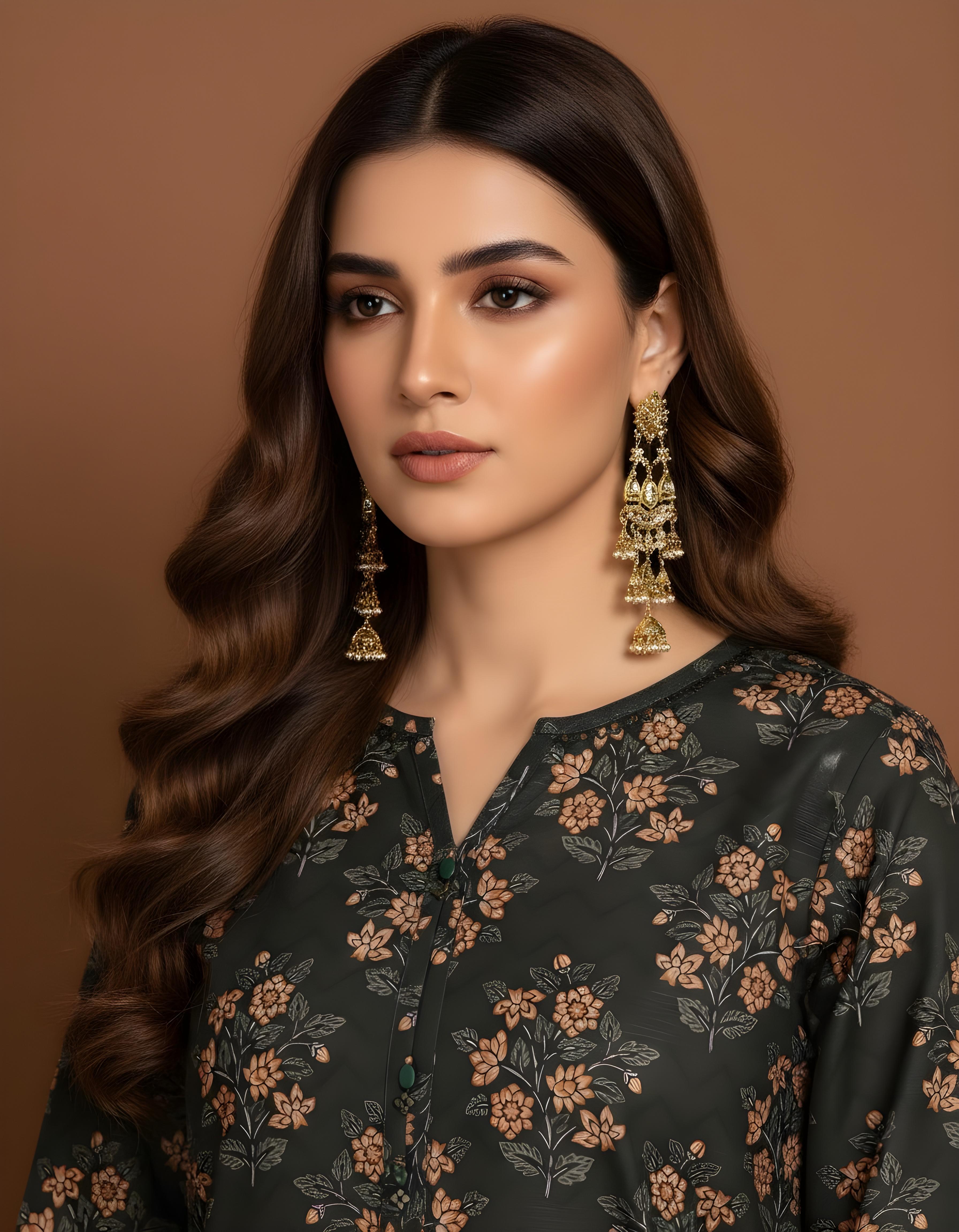 Vintage Grace - SB Printed Khaddar