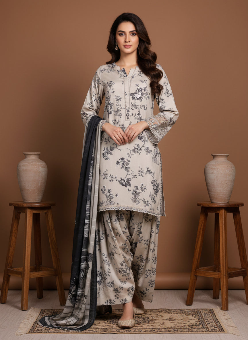 Wasli - SB Viscose Farshi shalwar