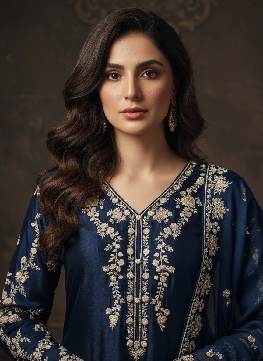 Sherrys Silk - Blue