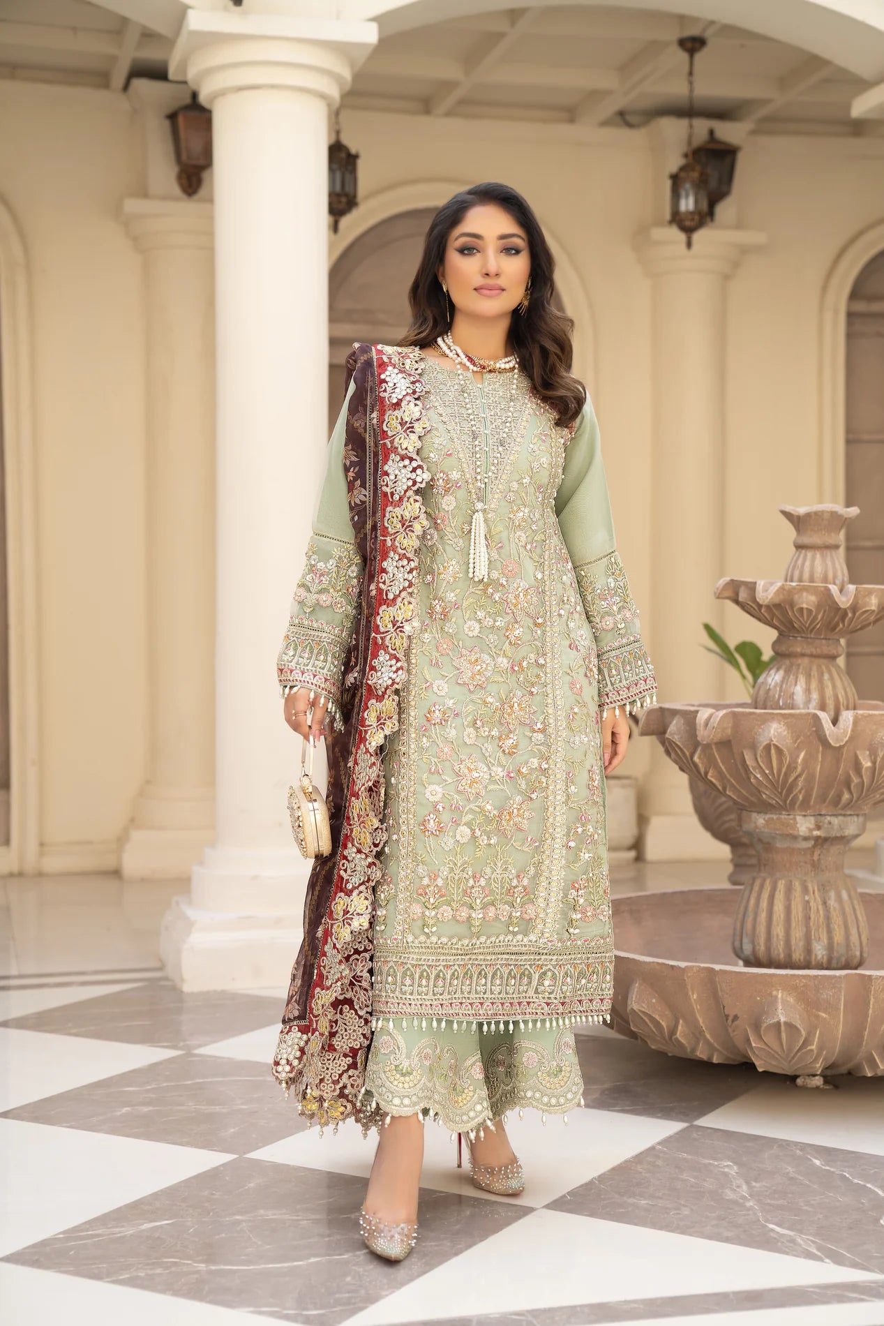 ARWAH ORGANZA LUXURY FORMAL DRESS VA1 - Sherry's wardrobe