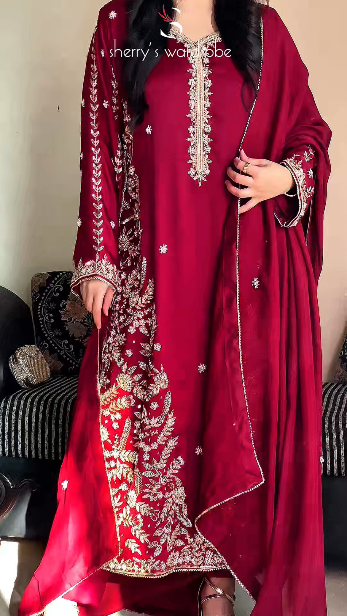 Mystic Mehroon -RR 10 SILK