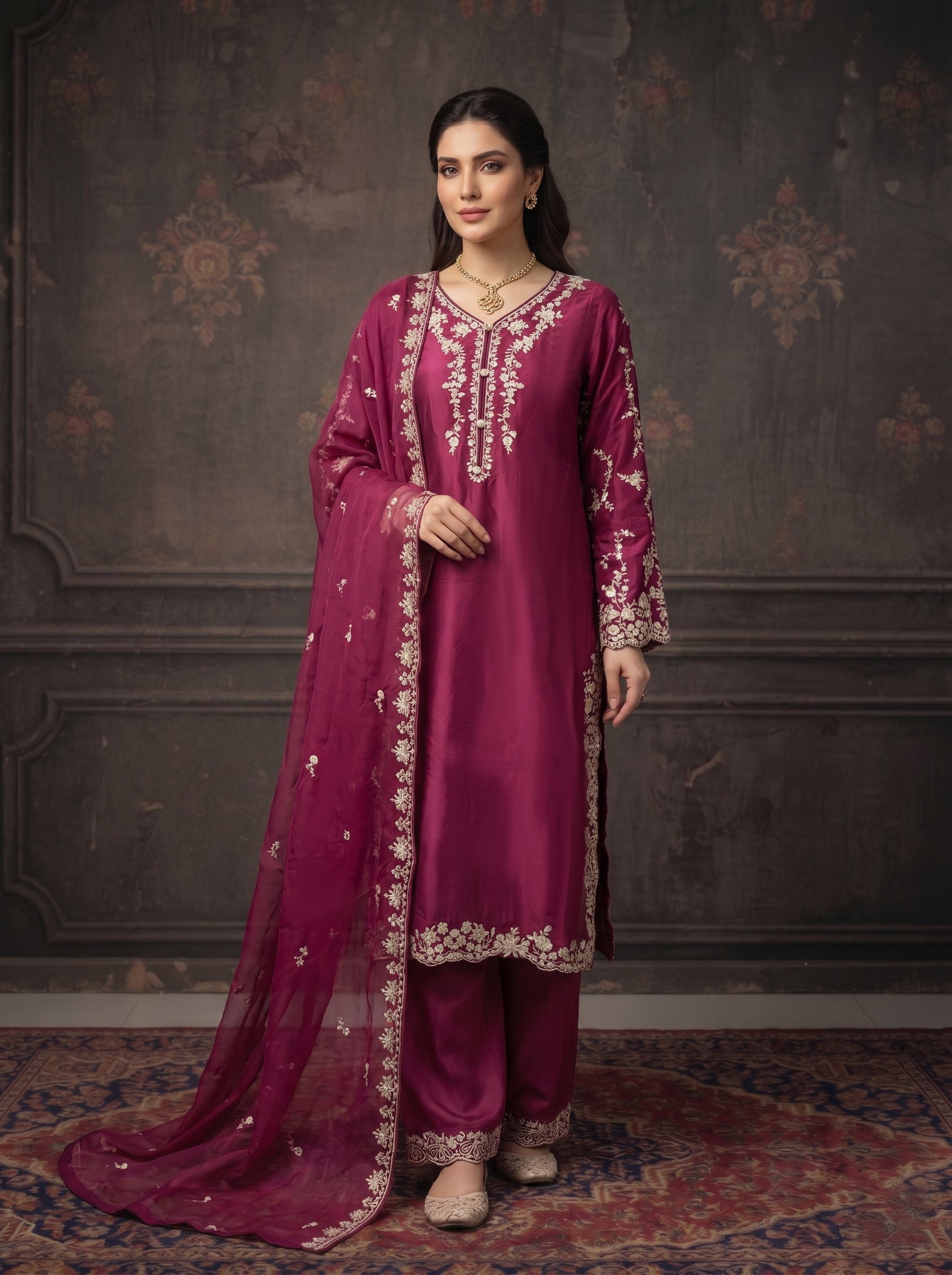 Sherrys Silk - Magenta