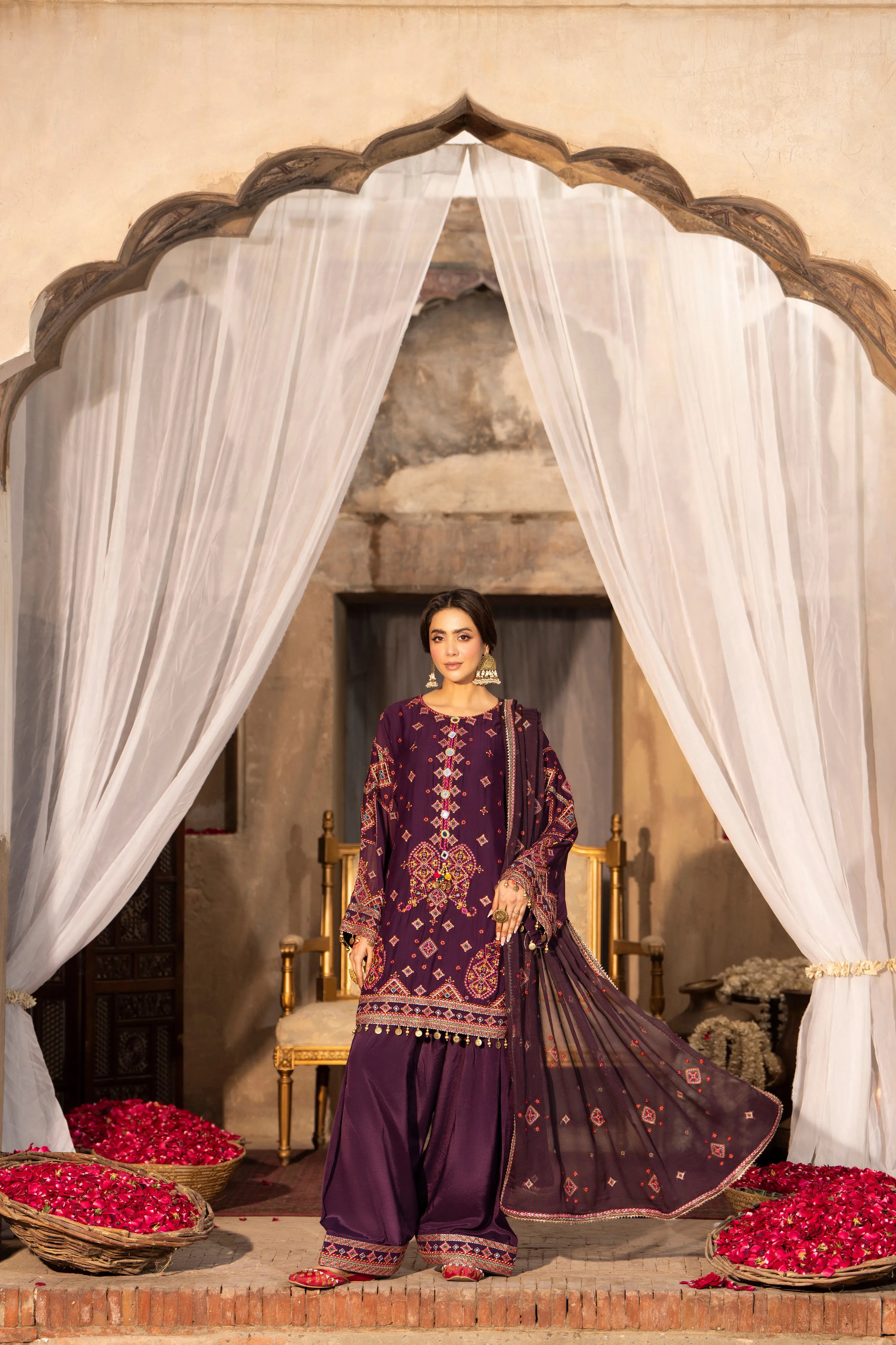 Karma - Saj Dhaj -F-527 Plum