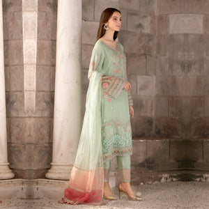 3 Piece Panelled Chiffon Suit - Sherry's wardrobe