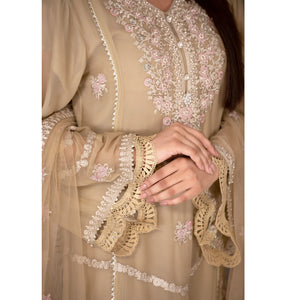 3 Piece Embroidered Chiffon Suit - Sherry's wardrobe