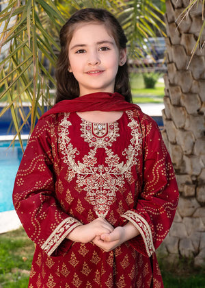 Ally's - AL-652 - Red - Kidswear - Sherry's wardrobe