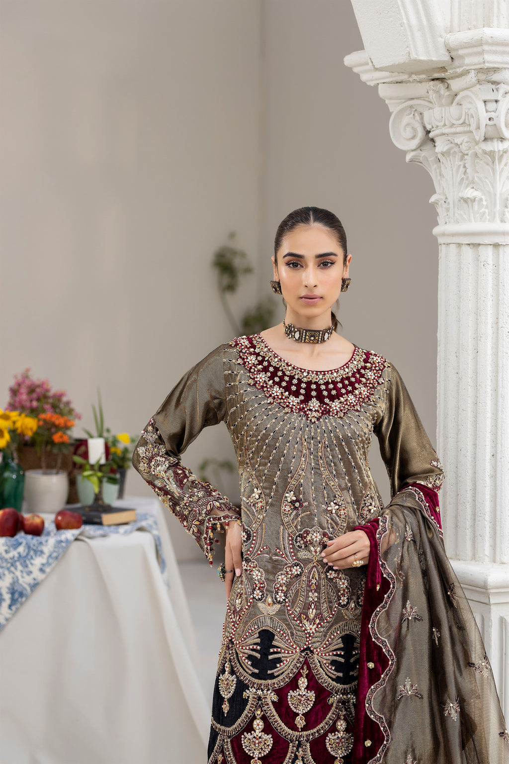 AL-3838 - Aira Festive - Sherry's wardrobe