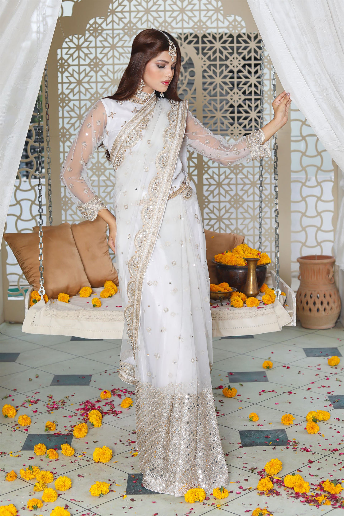 Kukoo's- Saree - Organza - Sherry's wardrobe