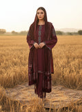 Maroon - SB Viscose with palachi shawl