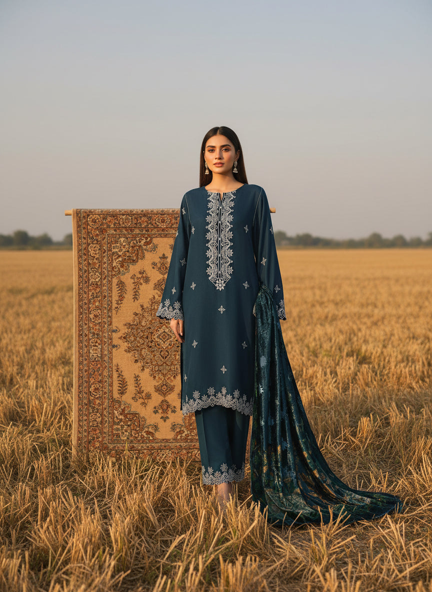 Veil - SB Viscose with palachi shawl