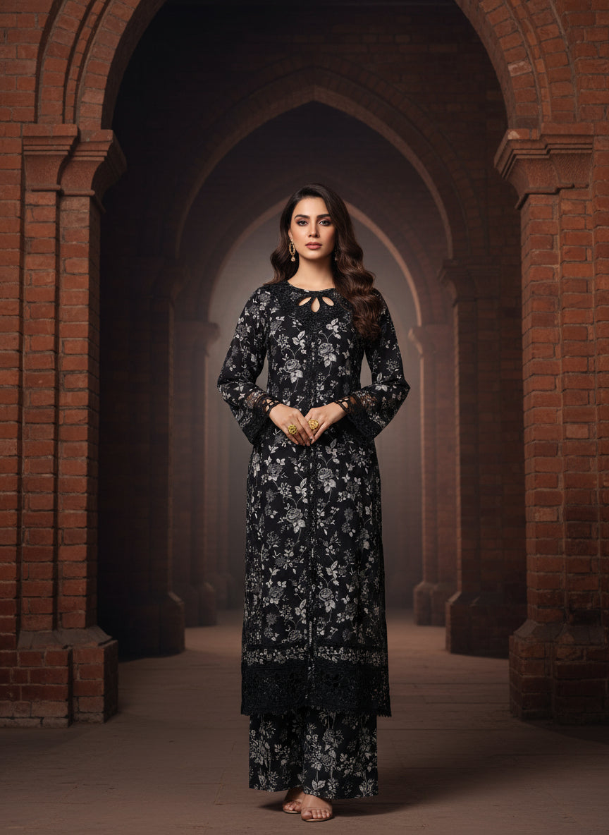 Black Viola - Sadabahar Viscose