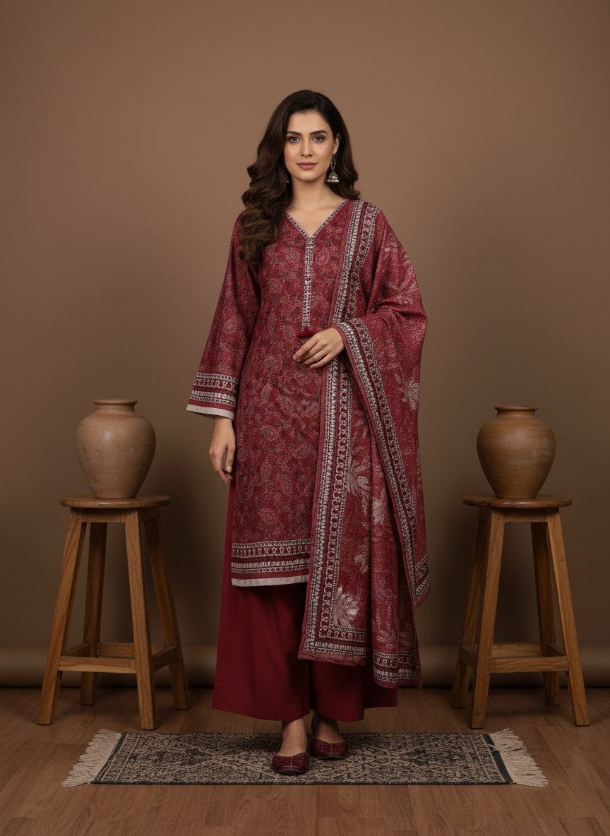 Bahaar - SB Khaddar with Shimmer