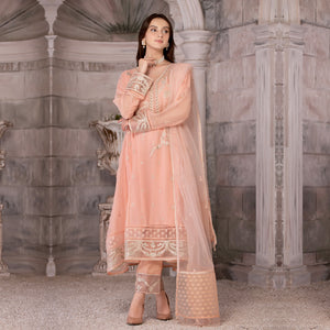 3 Piece Flared Chiffon Frock - Sherry's wardrobe