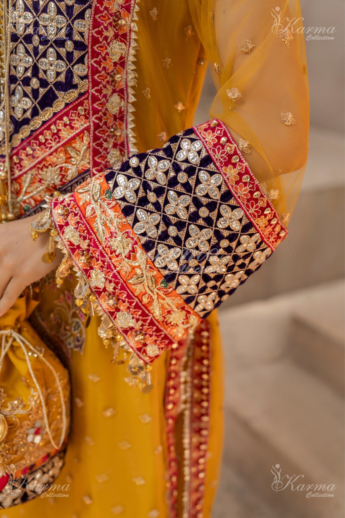 KCS-F-429-Yellow & red - Sherry's wardrobe