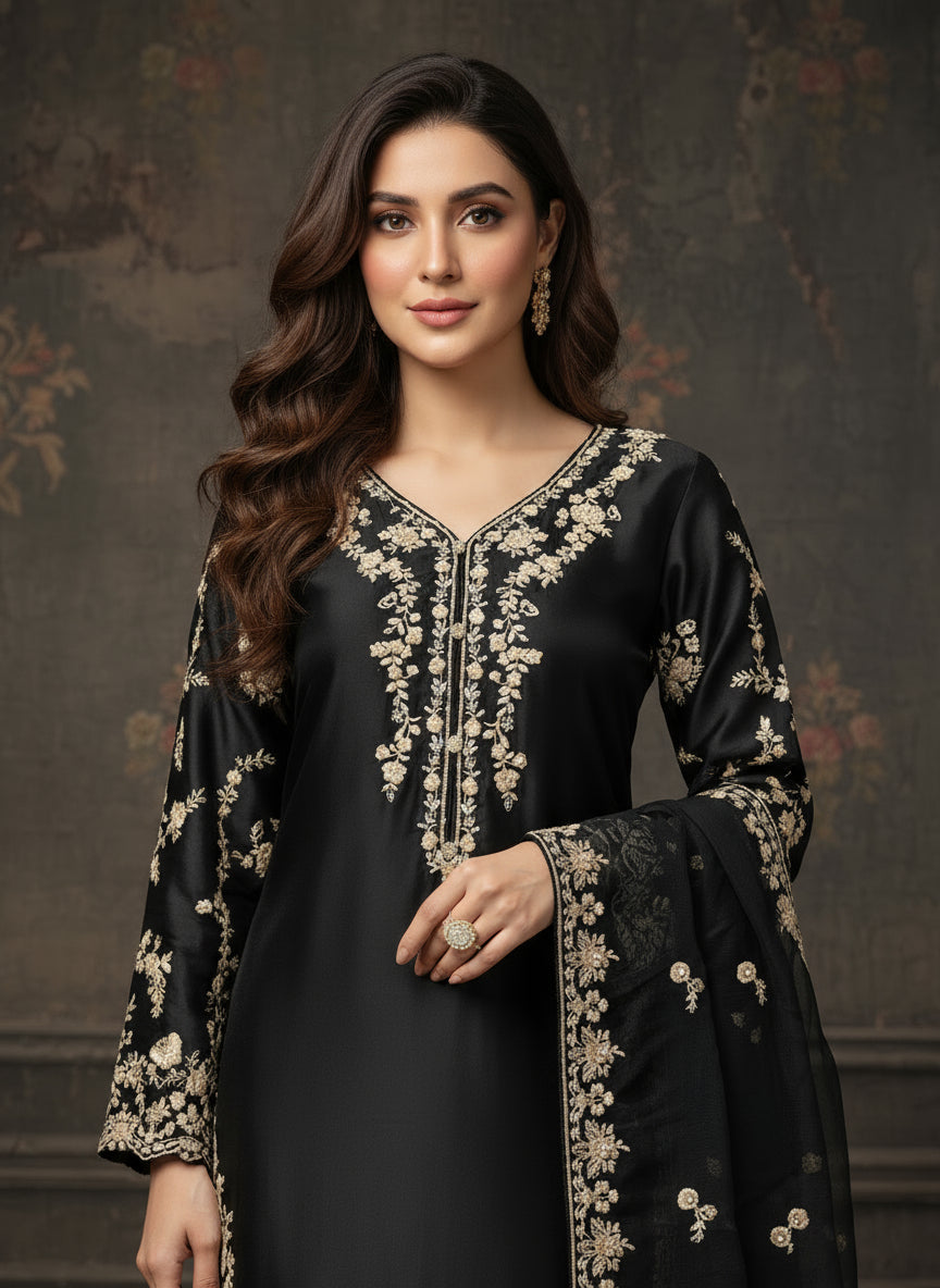Sherrys Silk - Black