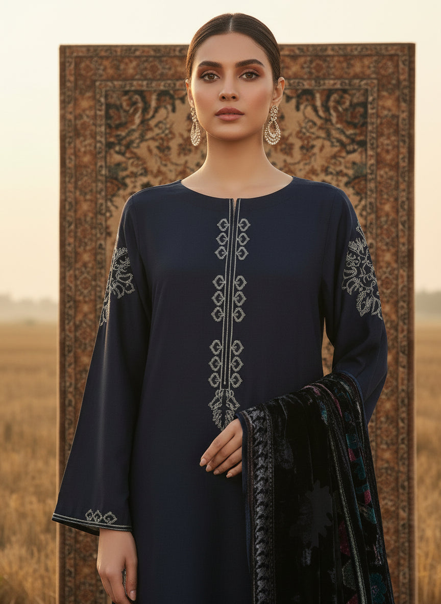 Ember - SB Viscose with palachi shawl