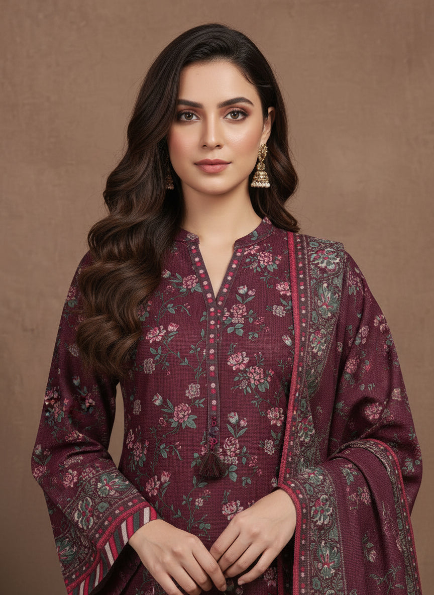 Sakura Soar - SB Khaddar with Shimmer