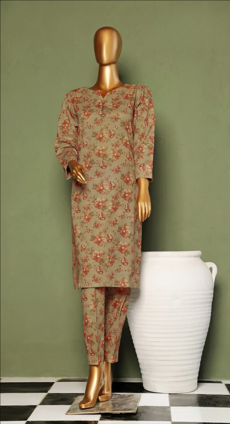 HZ - Khaddar Co-ords Tan Brown