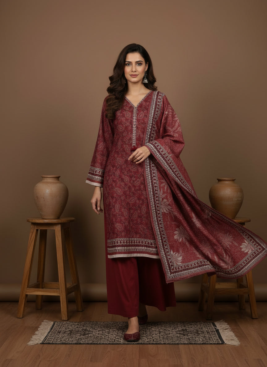 Bahaar - SB Khaddar with Shimmer