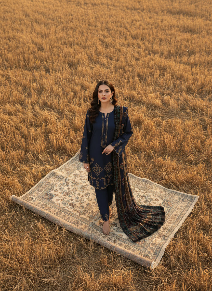 Royal - SB Viscose with palachi shawl
