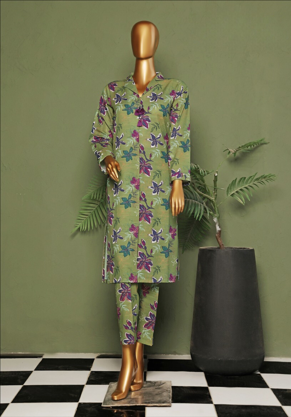 HZ - Khaddar Co-ords Sage Green