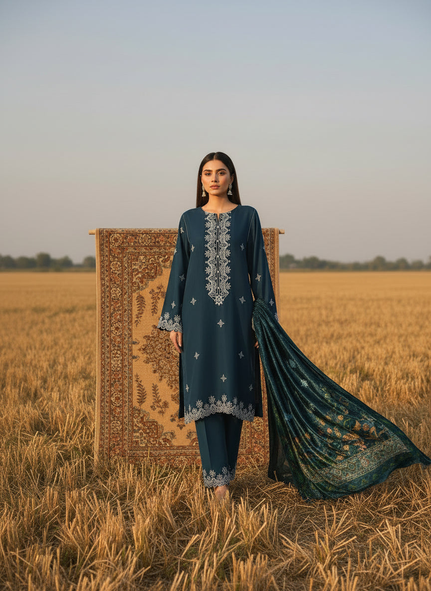 Veil - SB Viscose with palachi shawl