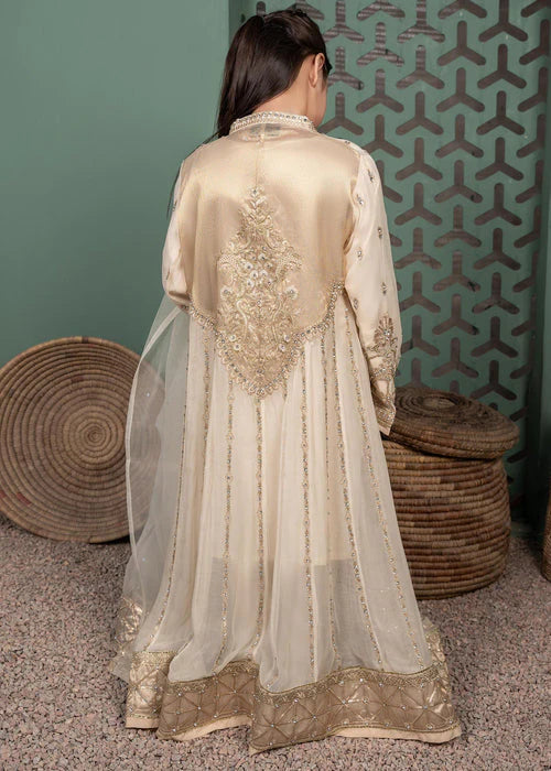 ALK-3182 White - Kids Luxury Pret - Sherry's wardrobe
