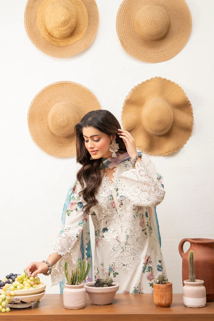 Karma Aaina Vol-2 1507 Teal White