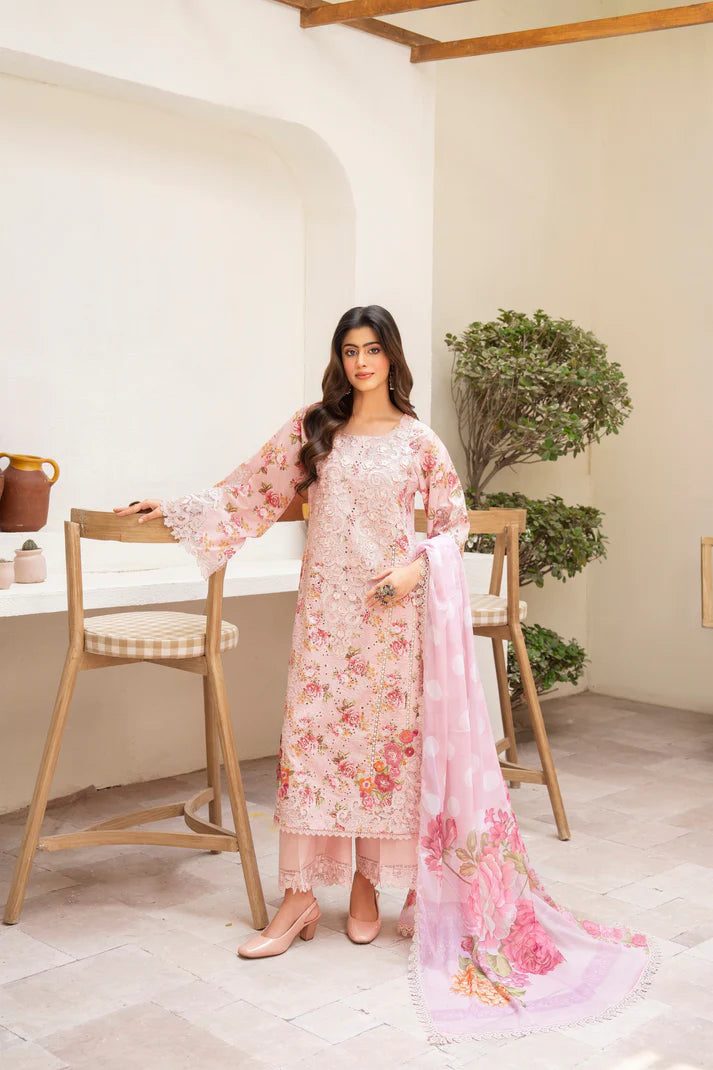 Karma Aaina Vol-2 1506 Crepe Pink