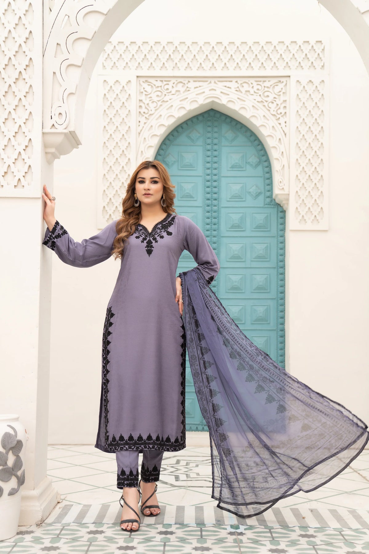 AR-3014(lilac)-Khaab - Sherry's wardrobe