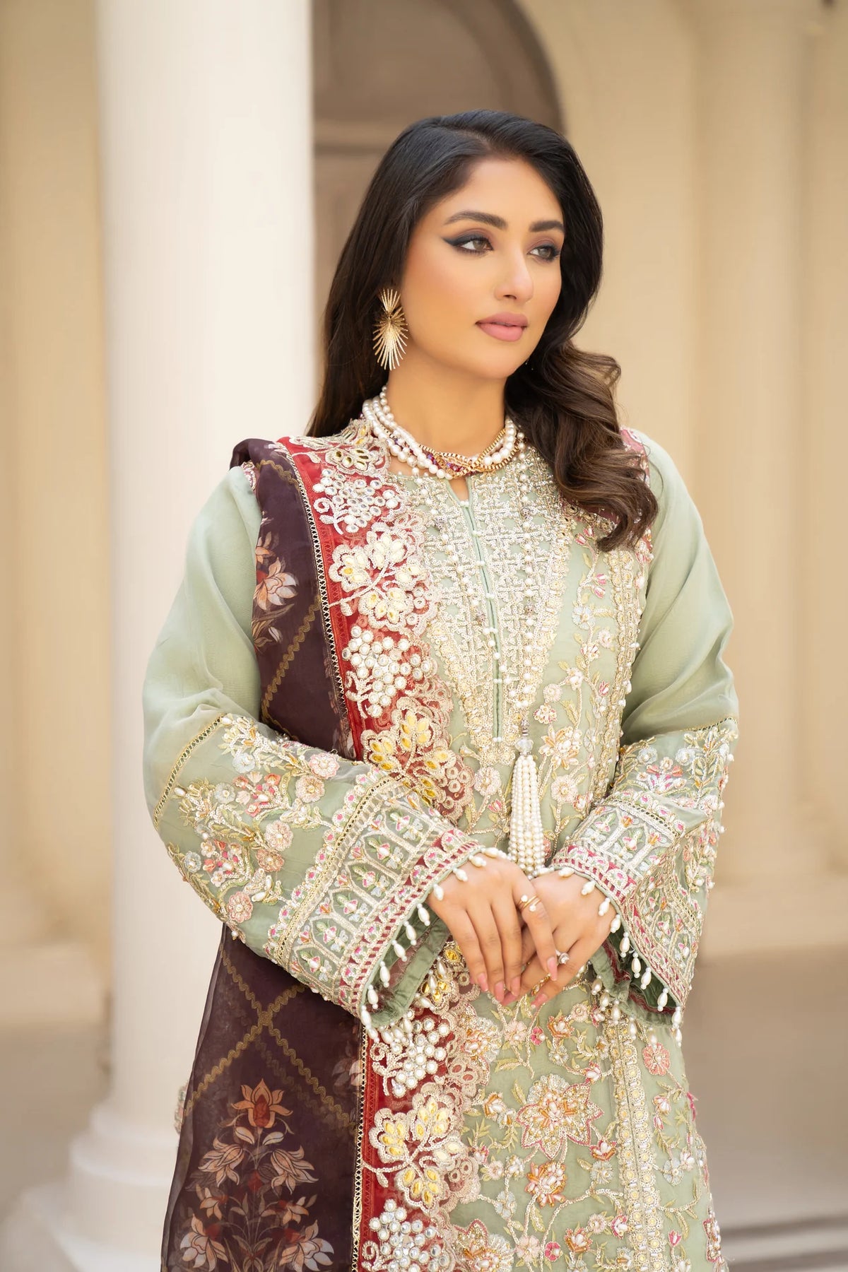 ARWAH ORGANZA LUXURY FORMAL DRESS VA1 - Sherry's wardrobe