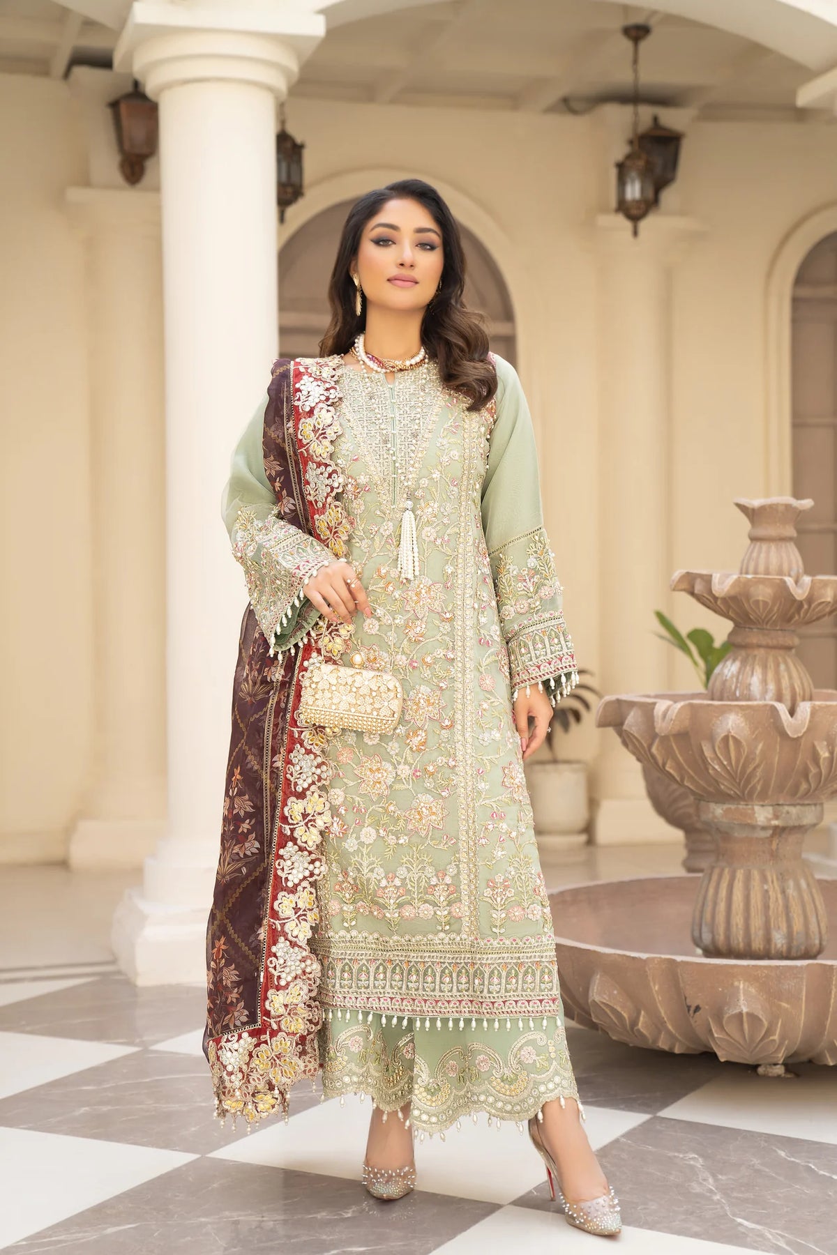 ARWAH ORGANZA LUXURY FORMAL DRESS VA1 - Sherry's wardrobe