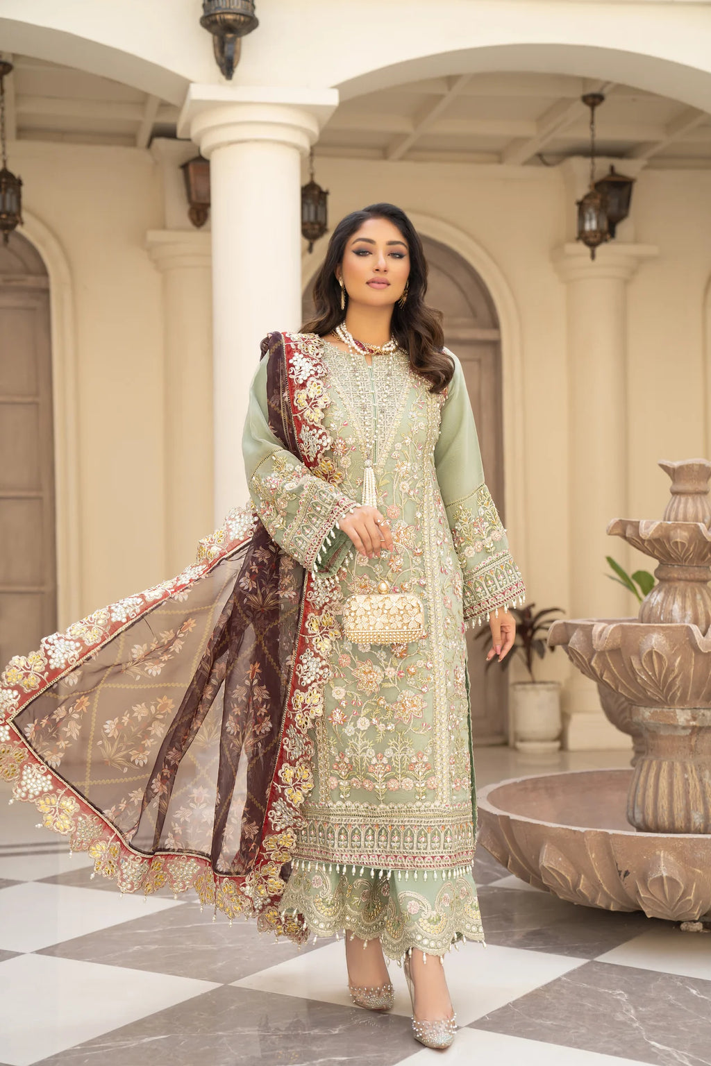 ARWAH ORGANZA LUXURY FORMAL DRESS VA1 - Sherry's wardrobe