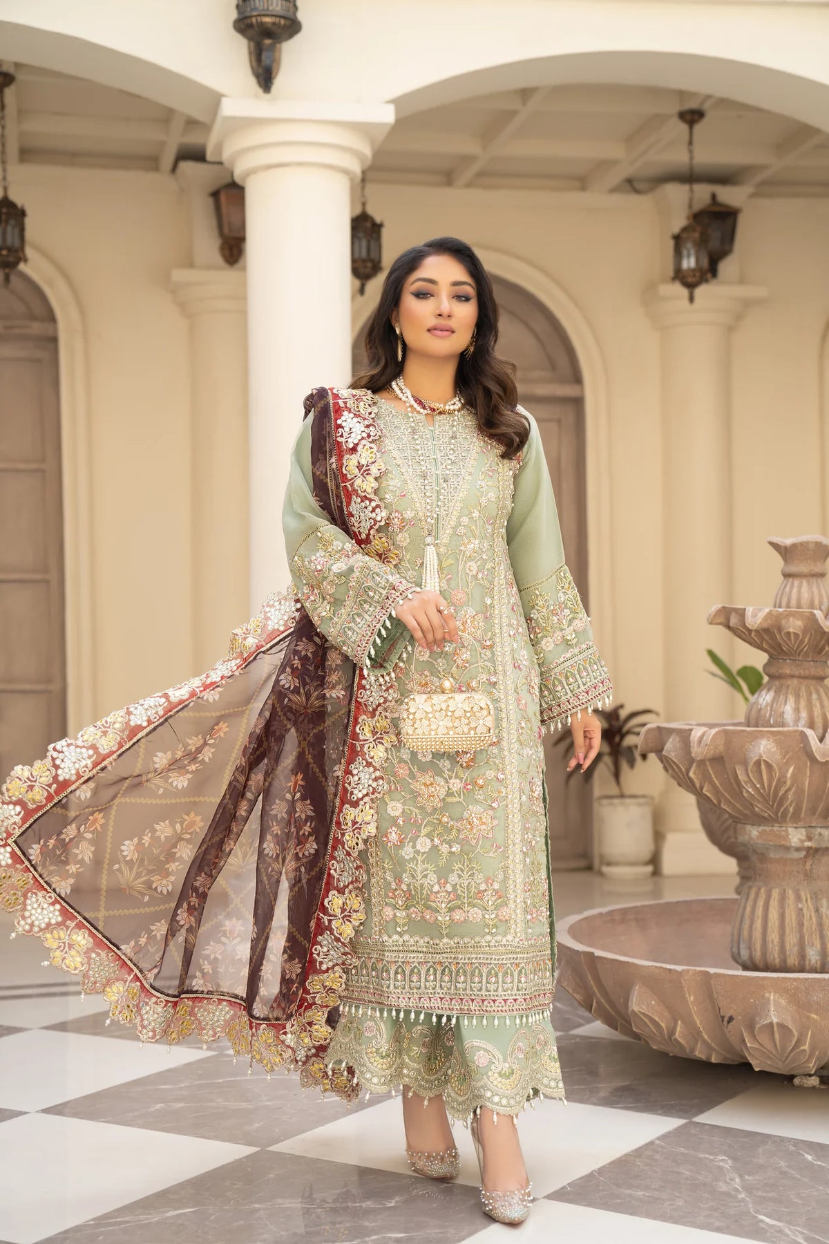 ARWAH ORGANZA LUXURY FORMAL DRESS VA1 - Sherry's wardrobe