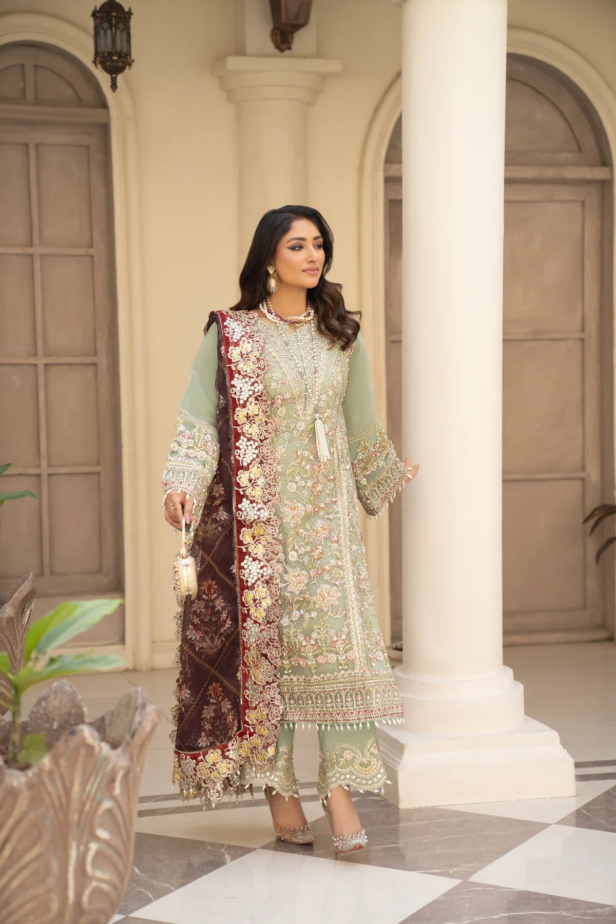 ARWAH ORGANZA LUXURY FORMAL DRESS VA1 - Sherry's wardrobe