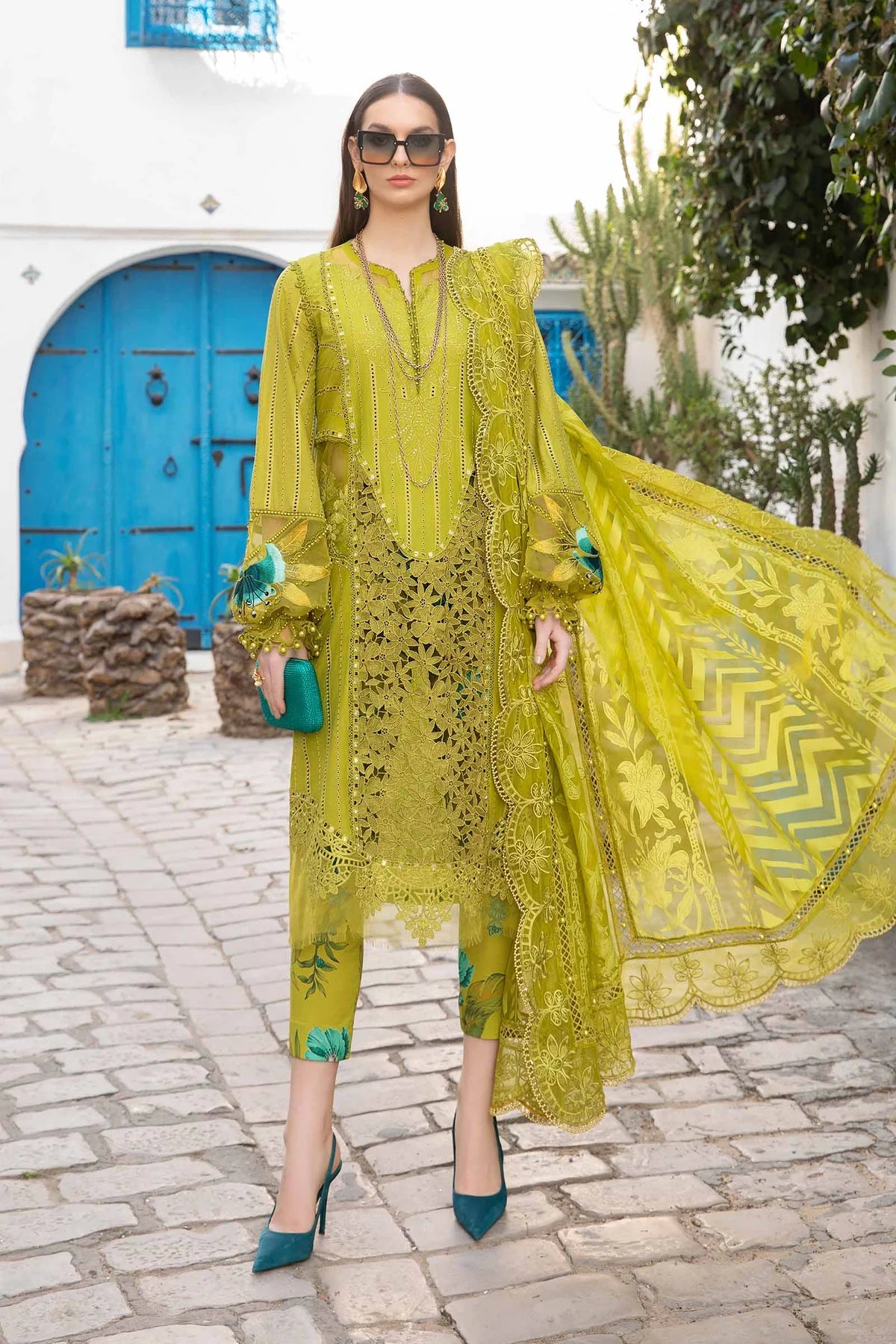 Unstitched Lawn | D-2408-A - Sherry's wardrobe