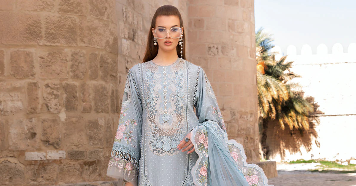 Unstitched Lawn | D-2410-B - Sherry's wardrobe