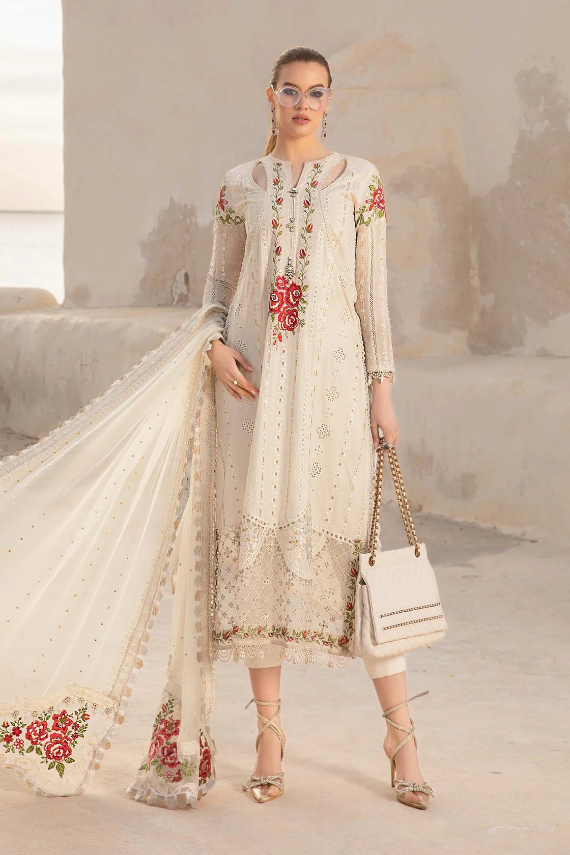 Unstitched Lawn | D-2412-A - Sherry's wardrobe