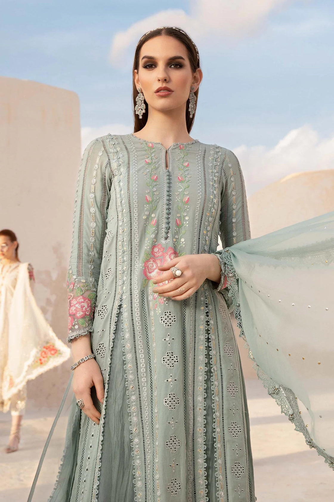 Unstitched Lawn | D-2412-B - Sherry's wardrobe