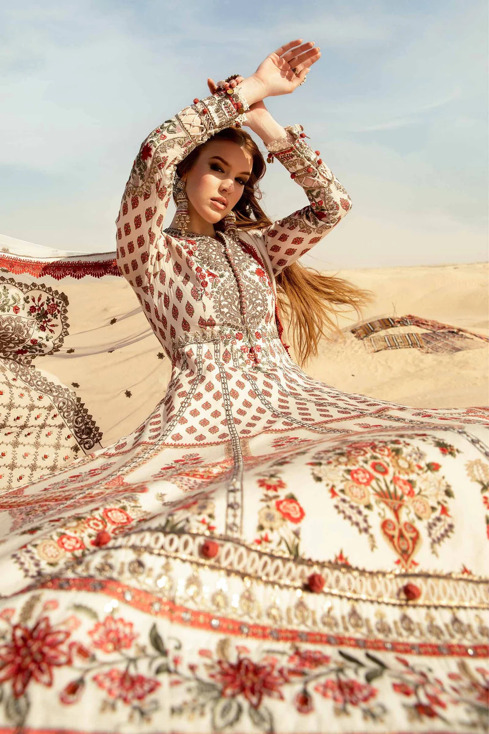 Unstitched Lawn | D-2413-A - Sherry's wardrobe