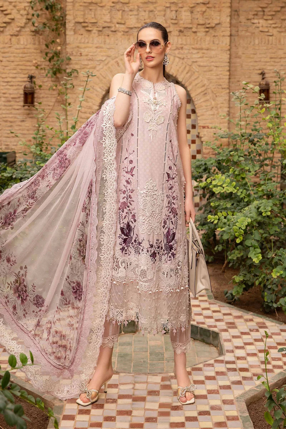 Unstitched Lawn | D-2414-A - Sherry's wardrobe