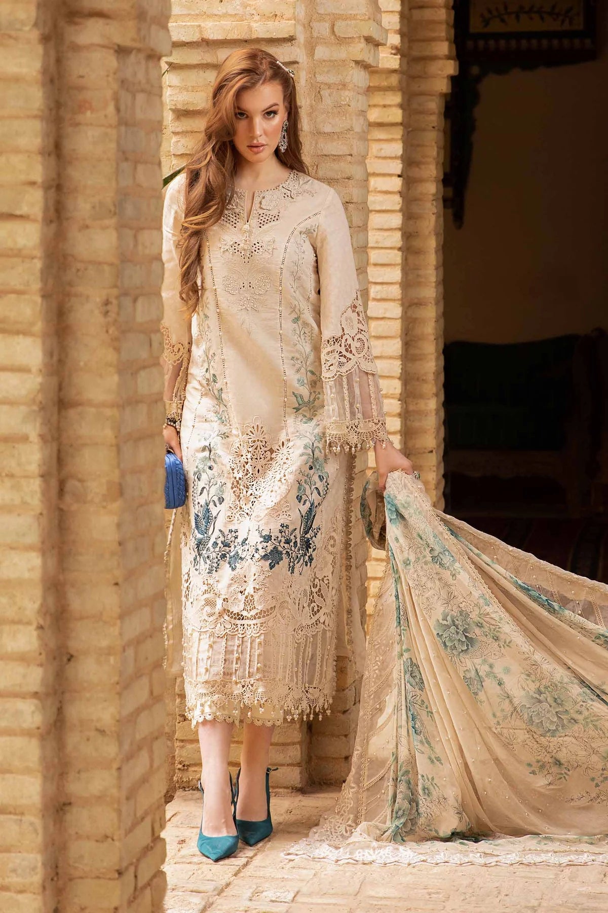 Unstitched Lawn | D-2414-B - Sherry's wardrobe