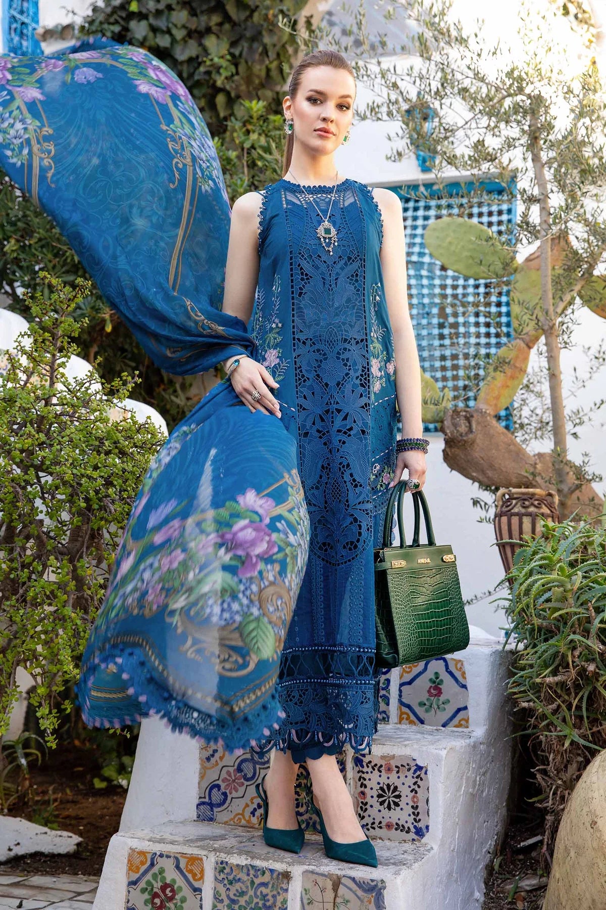 Unstitched Lawn | D-2415-A - Sherry's wardrobe