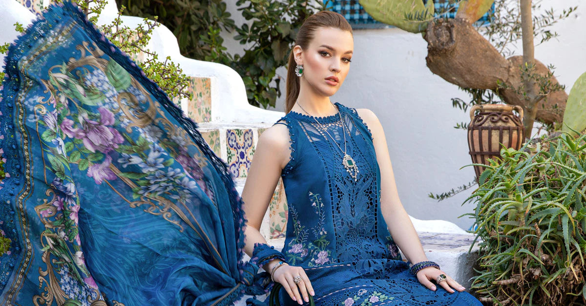Unstitched Lawn | D-2415-A - Sherry's wardrobe