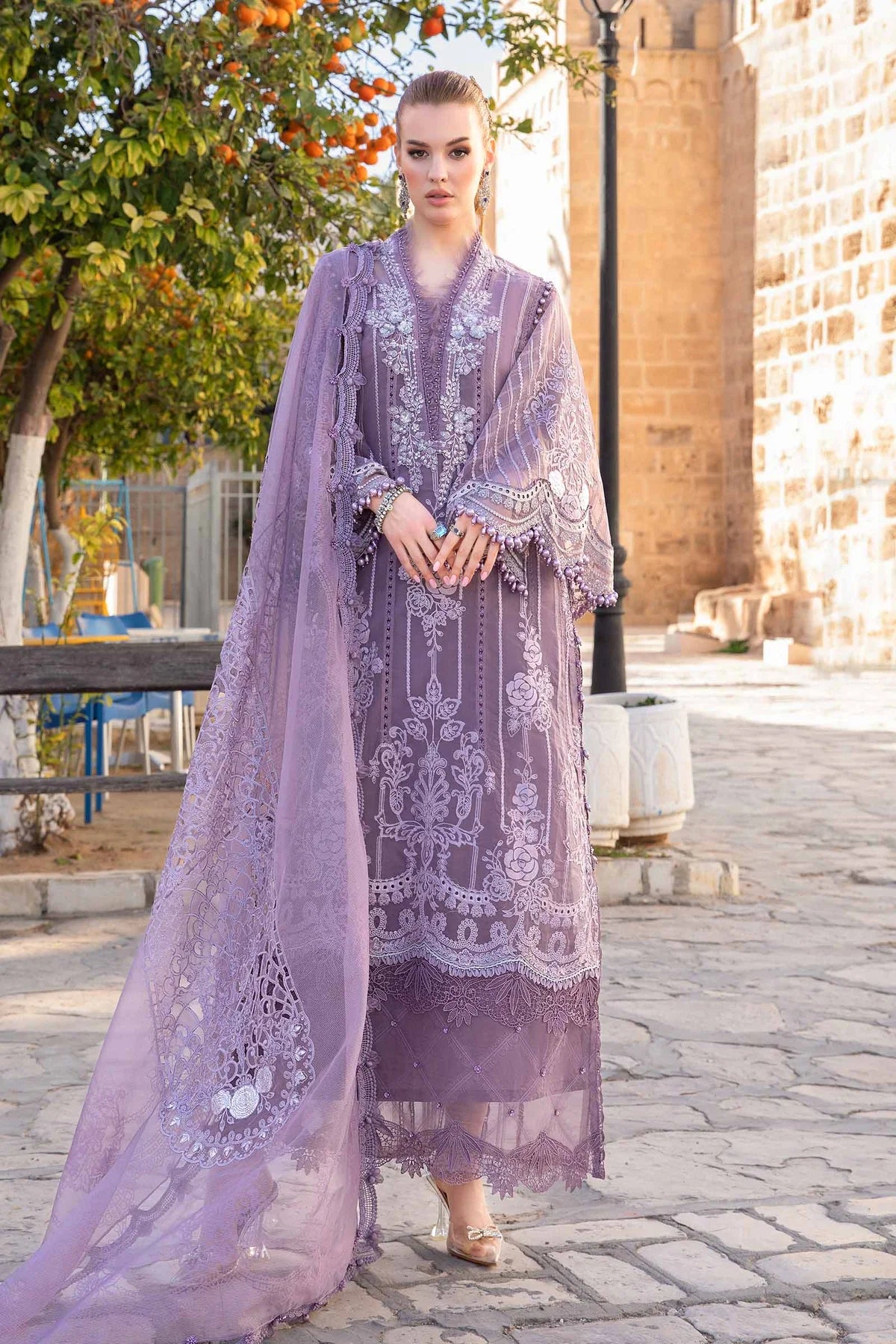 Unstitched Lawn | D-2401-A - Sherry's wardrobe