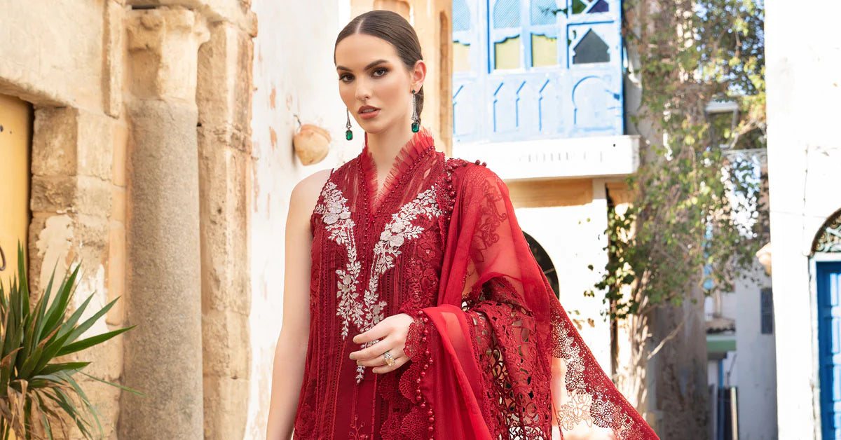 Unstitched Lawn | D-2401-B - Sherry's wardrobe