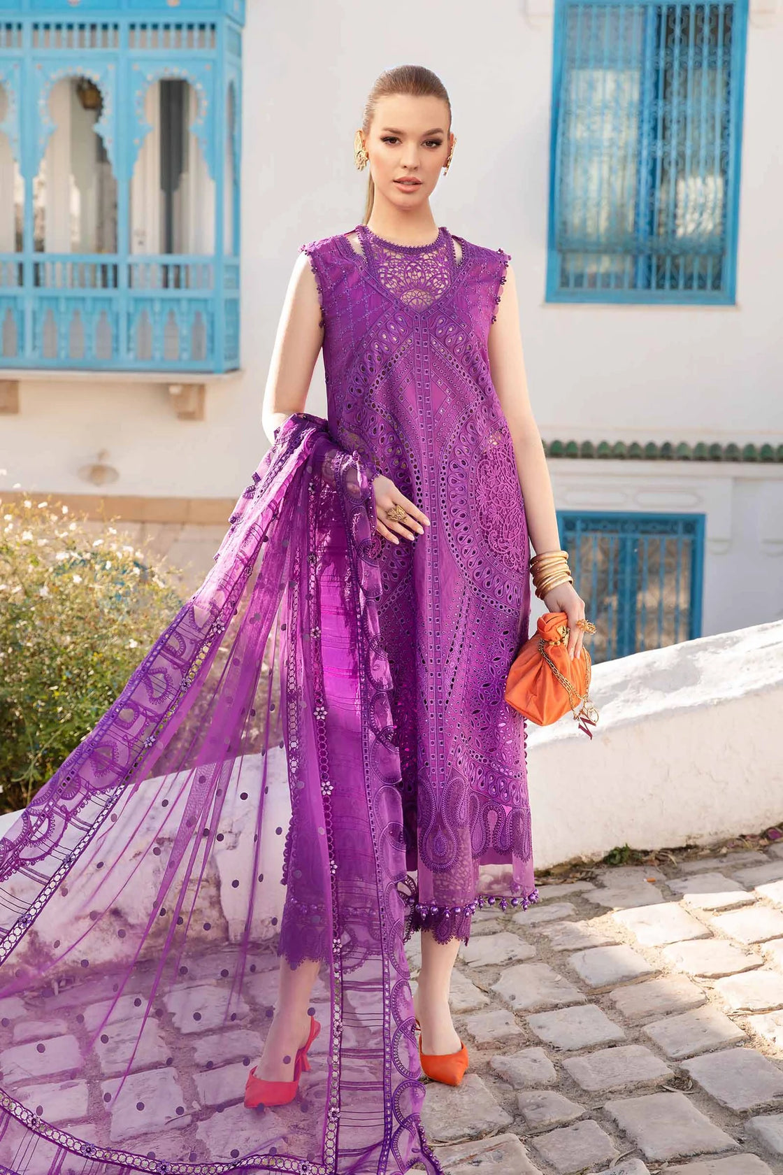 Unstitched Lawn | D-2402-B - Sherry's wardrobe