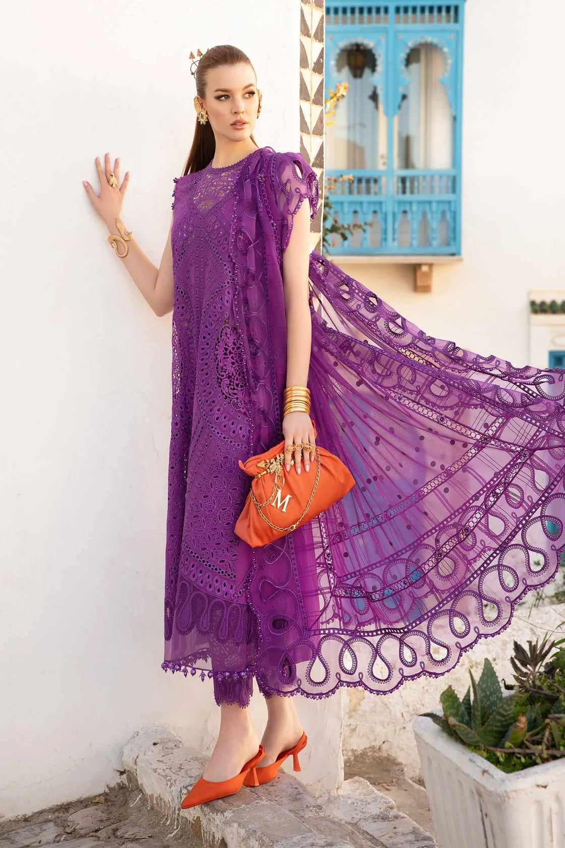 Unstitched Lawn | D-2402-B - Sherry's wardrobe